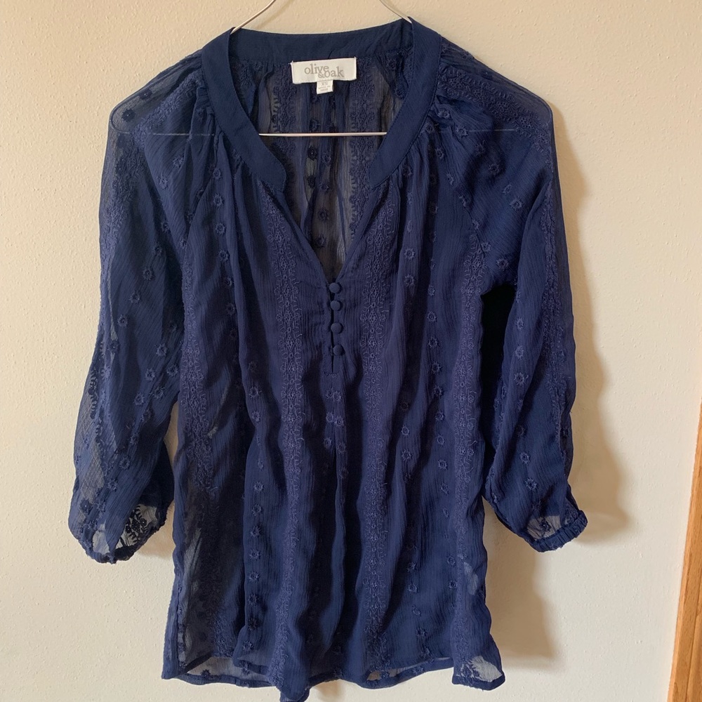 Olive & oak blouse